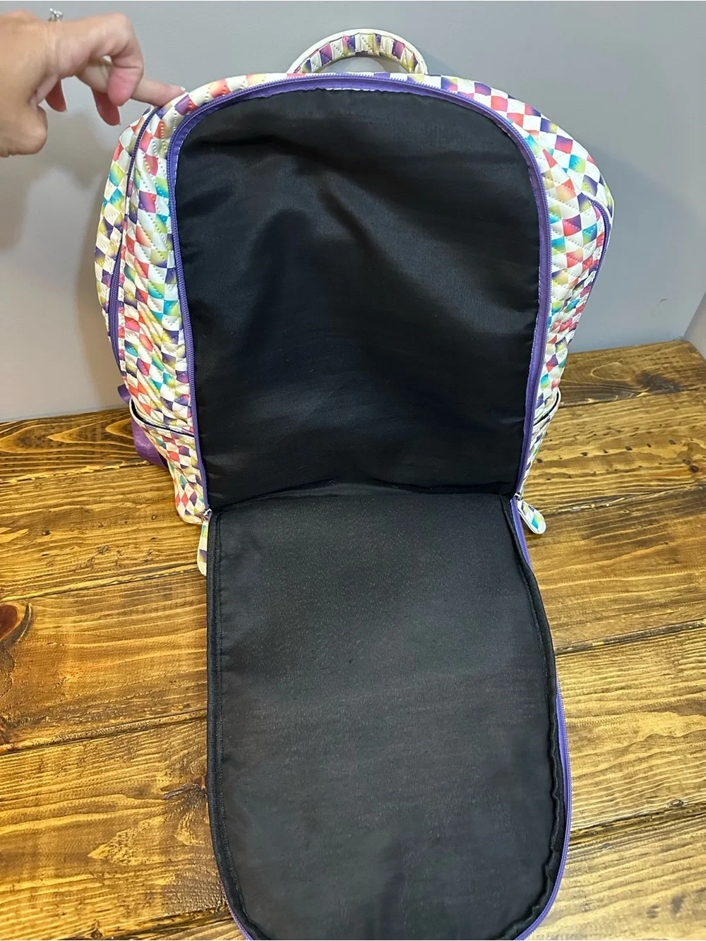 Girls Colorful Smily Face Backpack